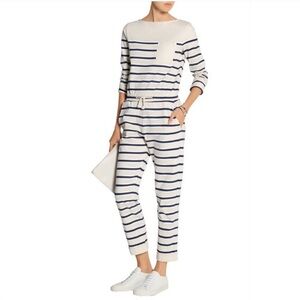 LIKE NEW! Solid & Striped Breton Jumpsuit 100% Cotton